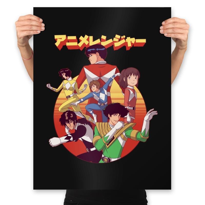 Animerenja - Prints Posters RIPT Apparel 18x24 / Black