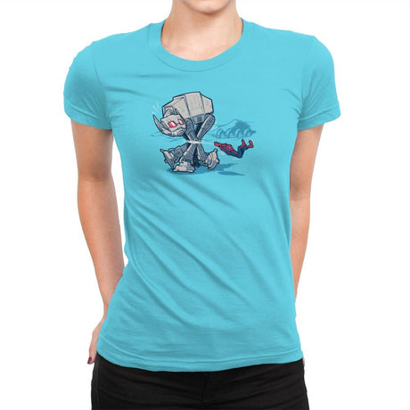 ANT-AT Exclusive - Womens Premium T-Shirts RIPT Apparel Small / Tahiti Blue