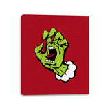 Anti-Christmas Hand! - Canvas Wraps Canvas Wraps RIPT Apparel 11x14 / Red