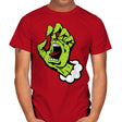 Anti-Christmas Hand! - Mens T-Shirts RIPT Apparel Small / Red