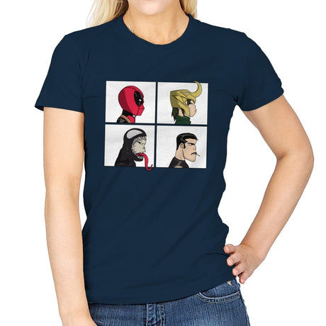 Antihero - Womens T-Shirts RIPT Apparel Small / Navy