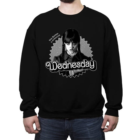 Antisocial Doll - Crew Neck Sweatshirt Crew Neck Sweatshirt RIPT Apparel Small / Black