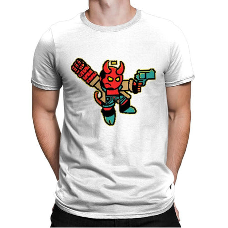 Anung Un Mega - Mens Premium T-Shirts RIPT Apparel Small / White