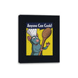 Anyone Can Cook! - Canvas Wraps Canvas Wraps RIPT Apparel 8x10 / Black