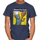 Anyone Can Cook! - Mens T-Shirts RIPT Apparel Small / Navy