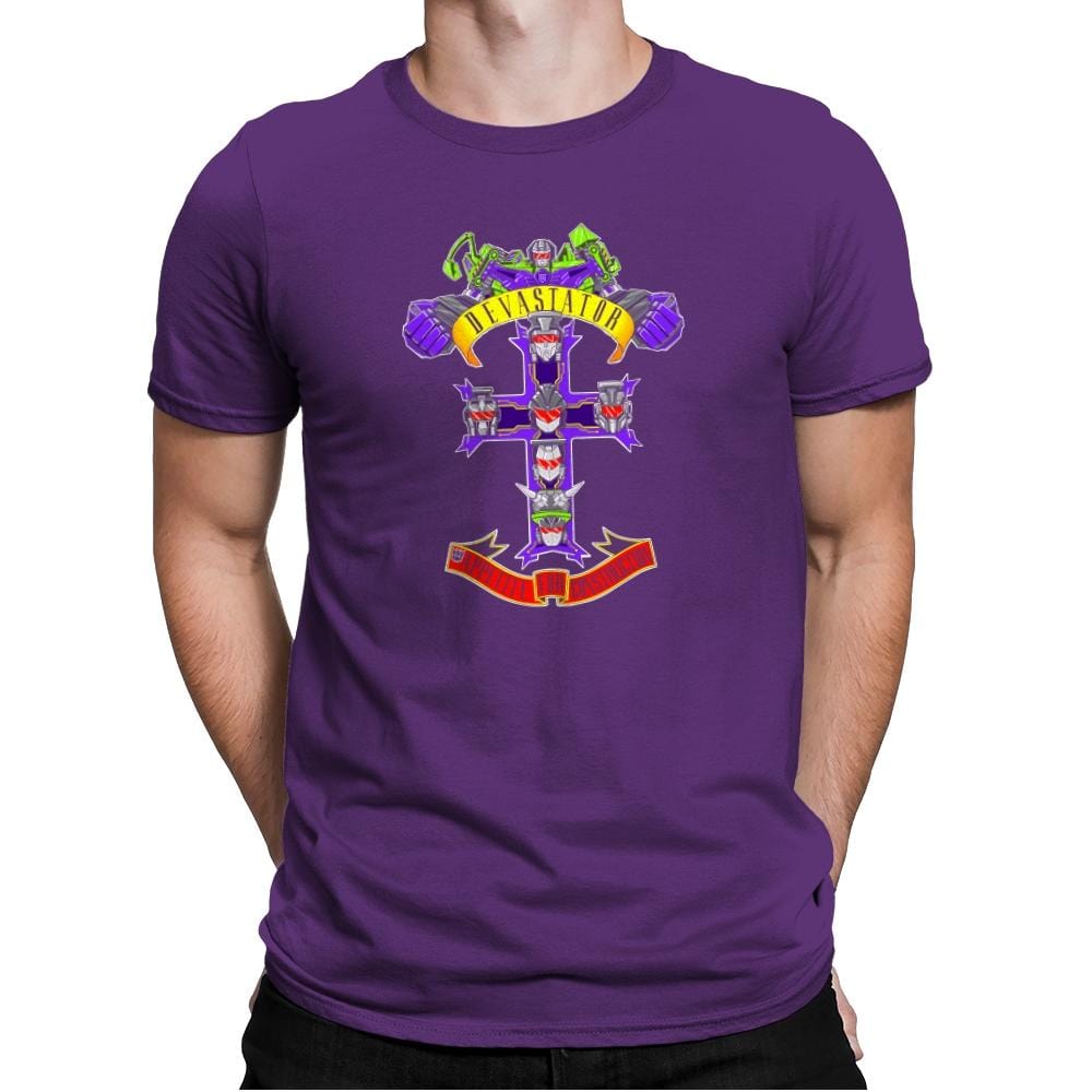 Appetite For Construction Reprint Exclusive - Mens Premium T-Shirts RIPT Apparel Small / Purple Rush