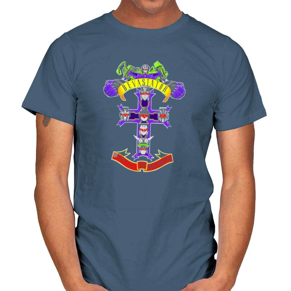 Appetite For Construction Reprint Exclusive - Mens T-Shirts RIPT Apparel Small / Indigo Blue