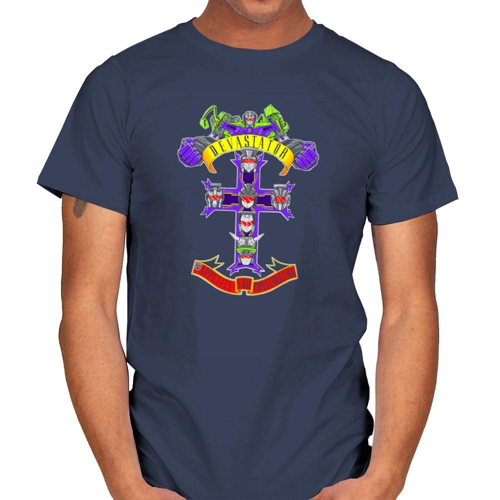 Appetite For Construction Reprint Exclusive - Mens T-Shirts RIPT Apparel Small / Navy