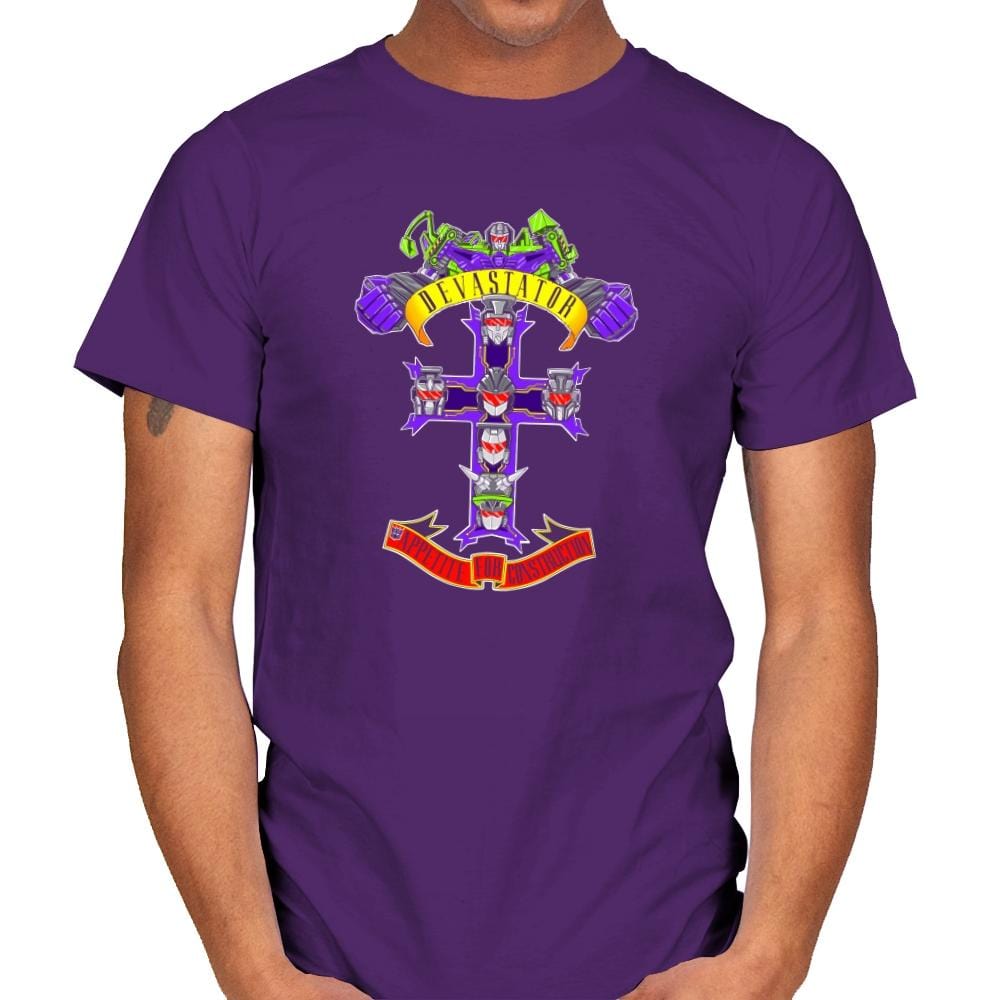 Appetite For Construction Reprint Exclusive - Mens T-Shirts RIPT Apparel Small / Purple