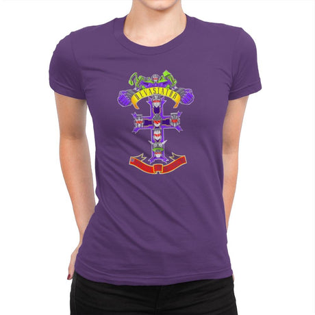 Appetite For Construction Reprint Exclusive - Womens Premium T-Shirts RIPT Apparel Small / Purple Rush