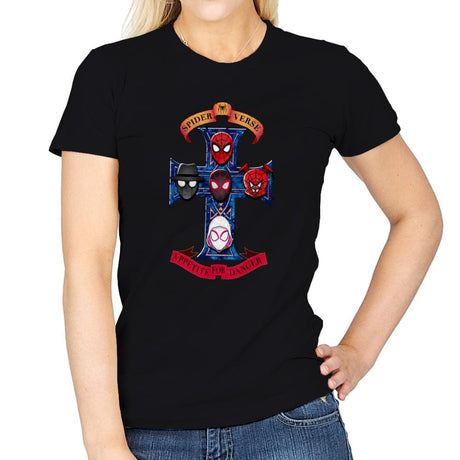 Appetite for Danger - Womens T-Shirts RIPT Apparel Small / Black