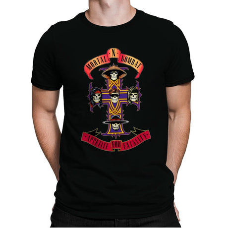 Appetite for Fatality - Mens Premium T-Shirts RIPT Apparel Small / Black