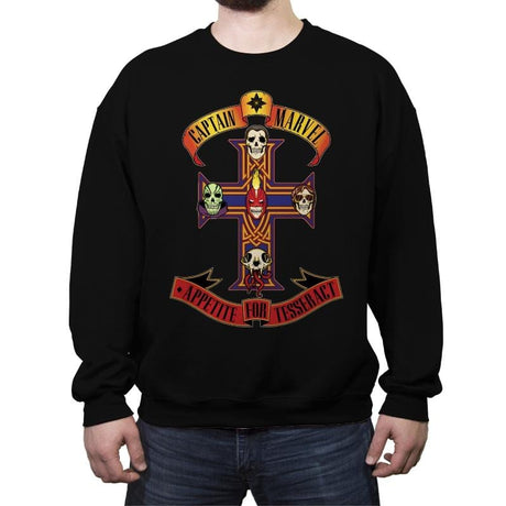 Appetite for Tesseract - Crew Neck Sweatshirt Crew Neck Sweatshirt RIPT Apparel