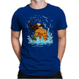 Aqua Flip - Mens Premium T-Shirts RIPT Apparel Small / Royal
