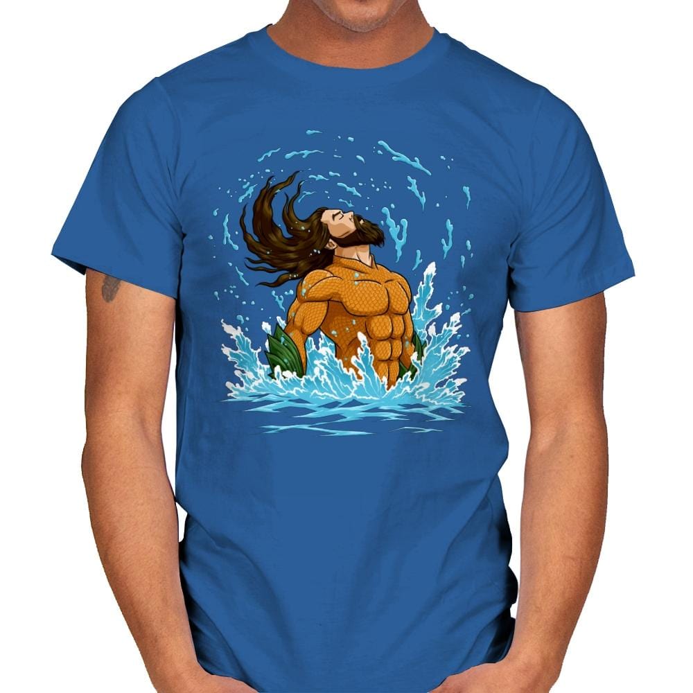 Aqua Flip - Mens T-Shirts RIPT Apparel Small / Royal