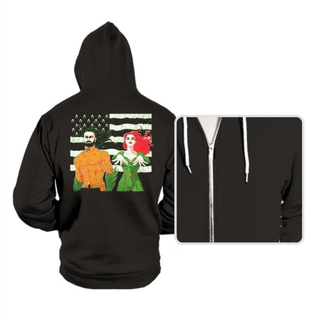 Aquania - Hoodies Hoodies RIPT Apparel Small / Black