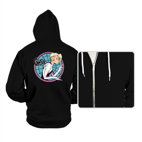 Arachnid Girl - Hoodies Hoodies RIPT Apparel Small / Black