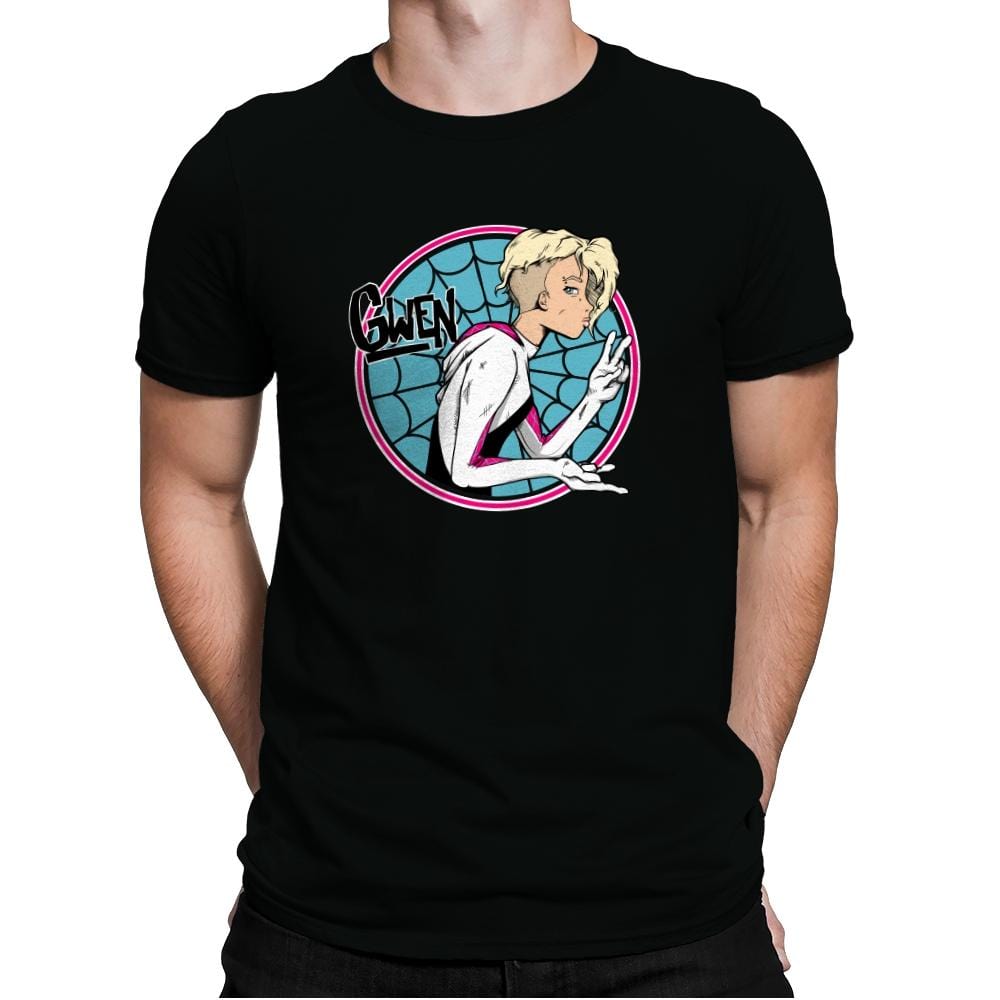 Arachnid Girl - Mens Premium T-Shirts RIPT Apparel Small / Black