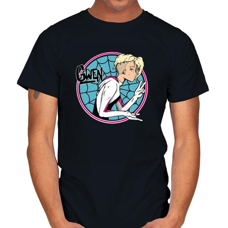 Arachnid Girl - Mens T-Shirts RIPT Apparel Small / Black