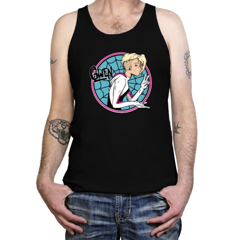 Arachnid Girl - Tanktop Tanktop RIPT Apparel X-Small / Black