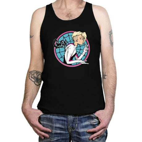Arachnid Girl - Tanktop Tanktop RIPT Apparel X-Small / Black