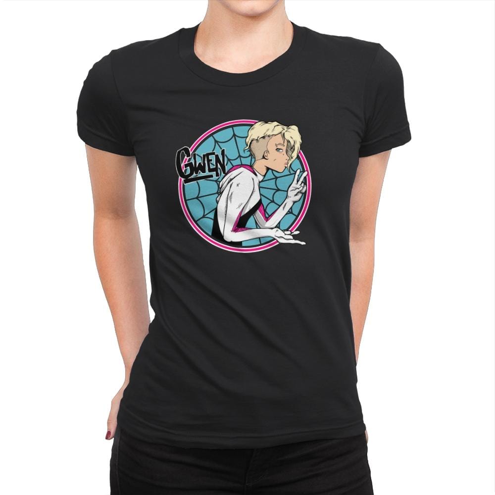 Arachnid Girl - Womens Premium T-Shirts RIPT Apparel Small / Black
