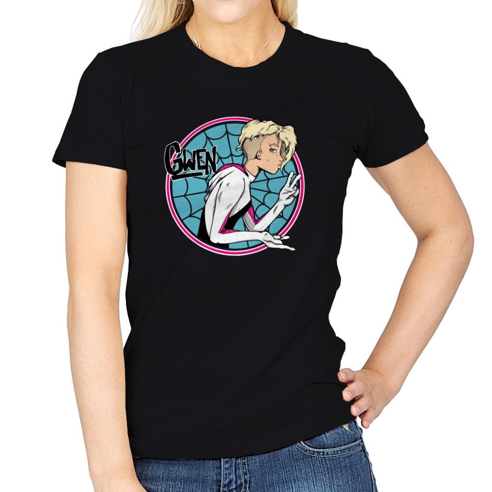 Arachnid Girl - Womens T-Shirts RIPT Apparel Small / Black