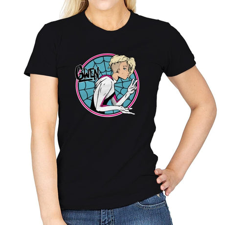 Arachnid Girl - Womens T-Shirts RIPT Apparel Small / Black