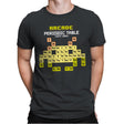 Arcade Periodic Table - Shirt Club - Mens Premium T-Shirts RIPT Apparel Small / Heavy Metal