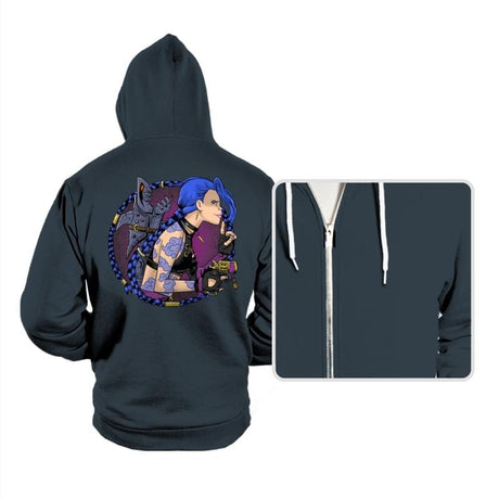 Arcane Girl - Hoodies Hoodies RIPT Apparel Small / Dark Gray