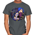 Arcane Girl - Mens T-Shirts RIPT Apparel Small / Charcoal