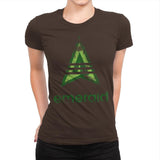 Archer Apparel - Womens Premium T-Shirts RIPT Apparel Small / Dark Chocolate