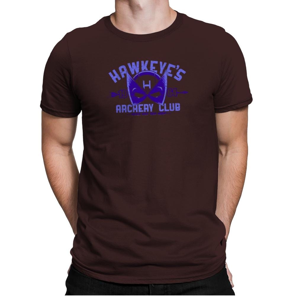 Archery Club Exclusive - Mens Premium T-Shirts RIPT Apparel Small / Dark Chocolate