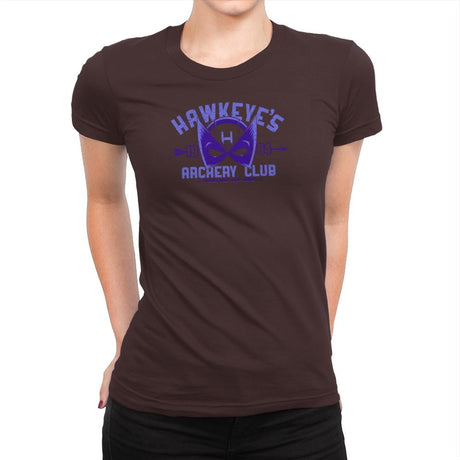 Archery Club Exclusive - Womens Premium T-Shirts RIPT Apparel Small / Dark Chocolate