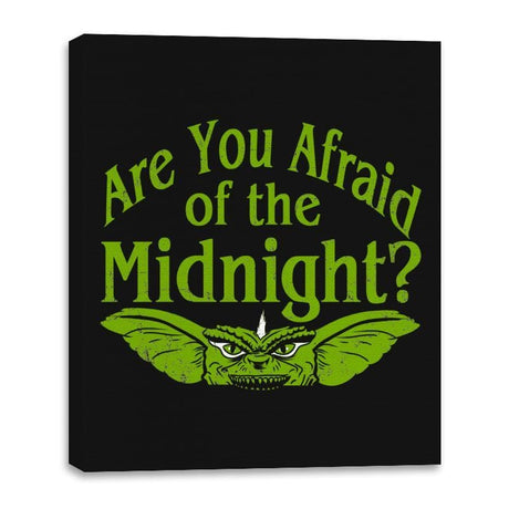 Are you afraid of the Midnight? - Canvas Wraps Canvas Wraps RIPT Apparel 16x20 / Black