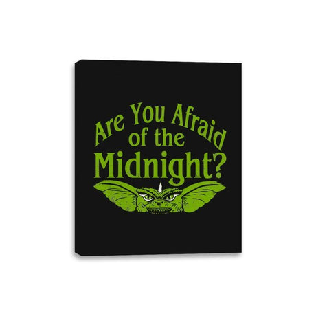 Are you afraid of the Midnight? - Canvas Wraps Canvas Wraps RIPT Apparel 8x10 / Black