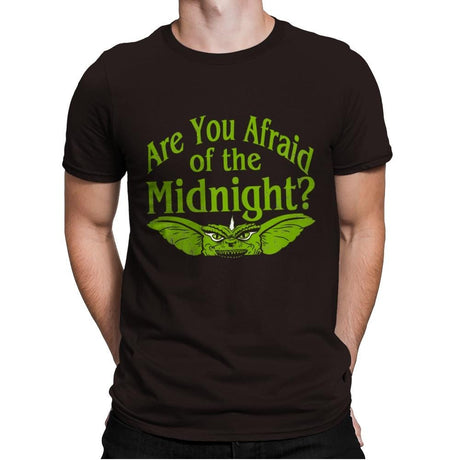Are you afraid of the Midnight? - Mens Premium T-Shirts RIPT Apparel Small / Dark Chocolate