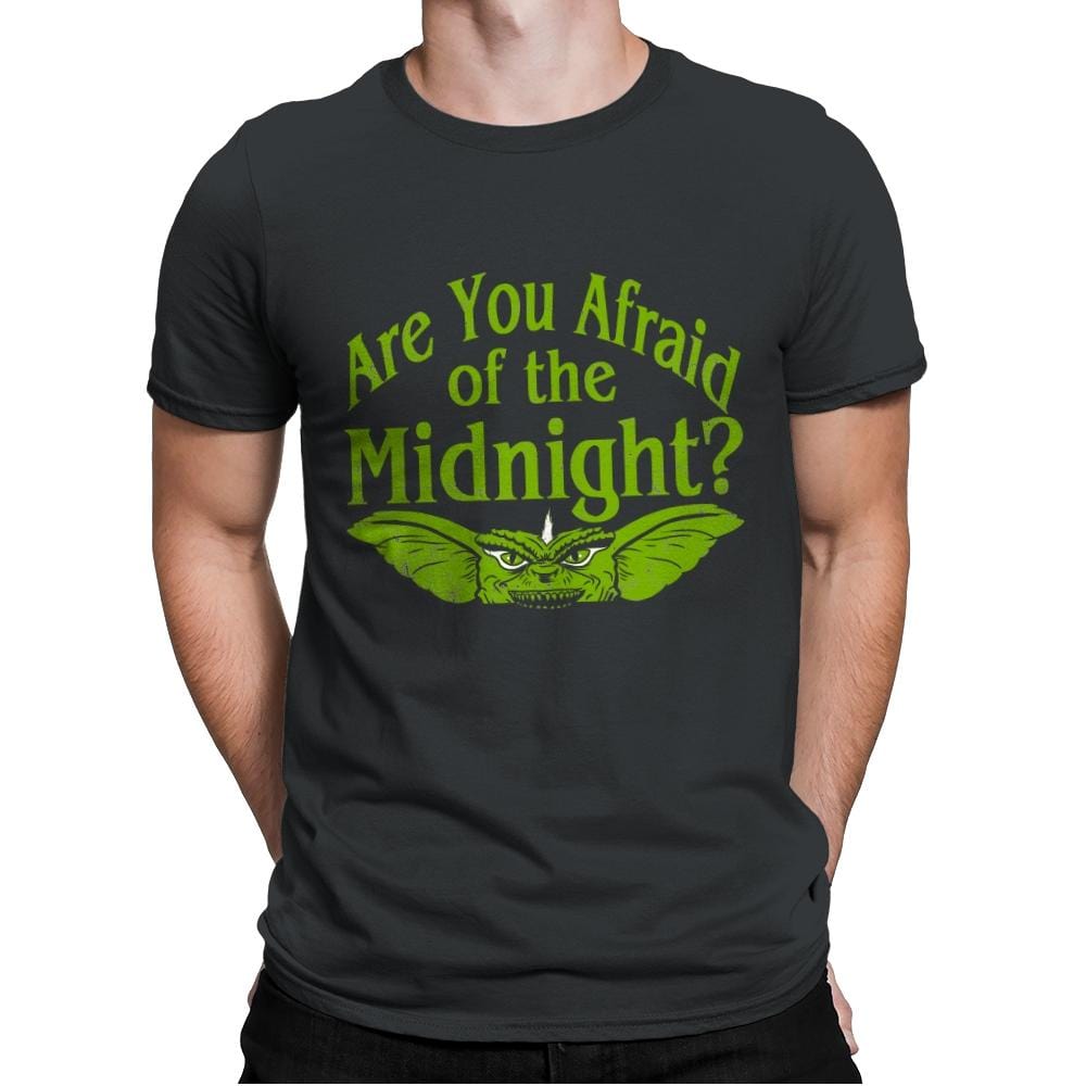 Are you afraid of the Midnight? - Mens Premium T-Shirts RIPT Apparel Small / Heavy Metal