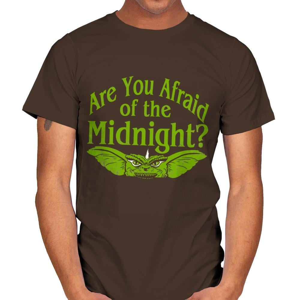 Are you afraid of the Midnight? - Mens T-Shirts RIPT Apparel Small / Dark Chocolate