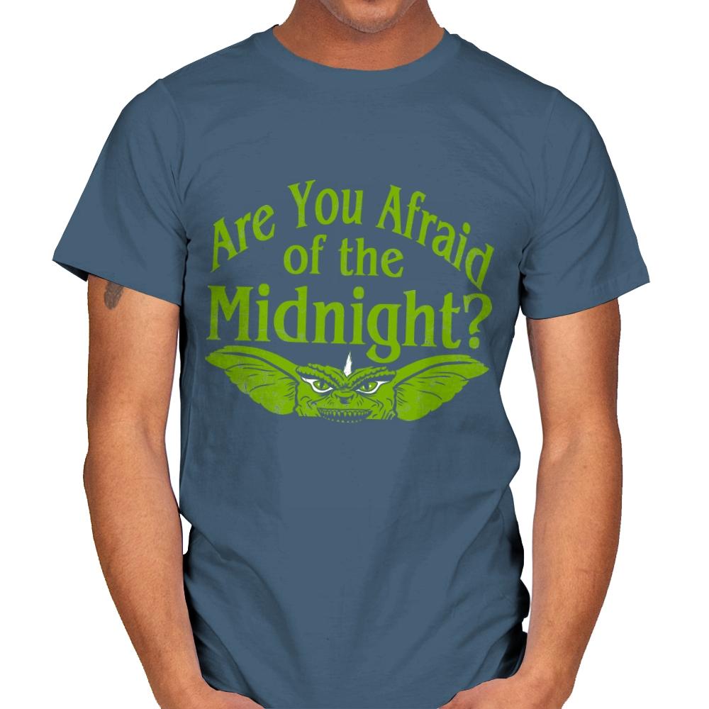 Are you afraid of the Midnight? - Mens T-Shirts RIPT Apparel Small / Indigo Blue