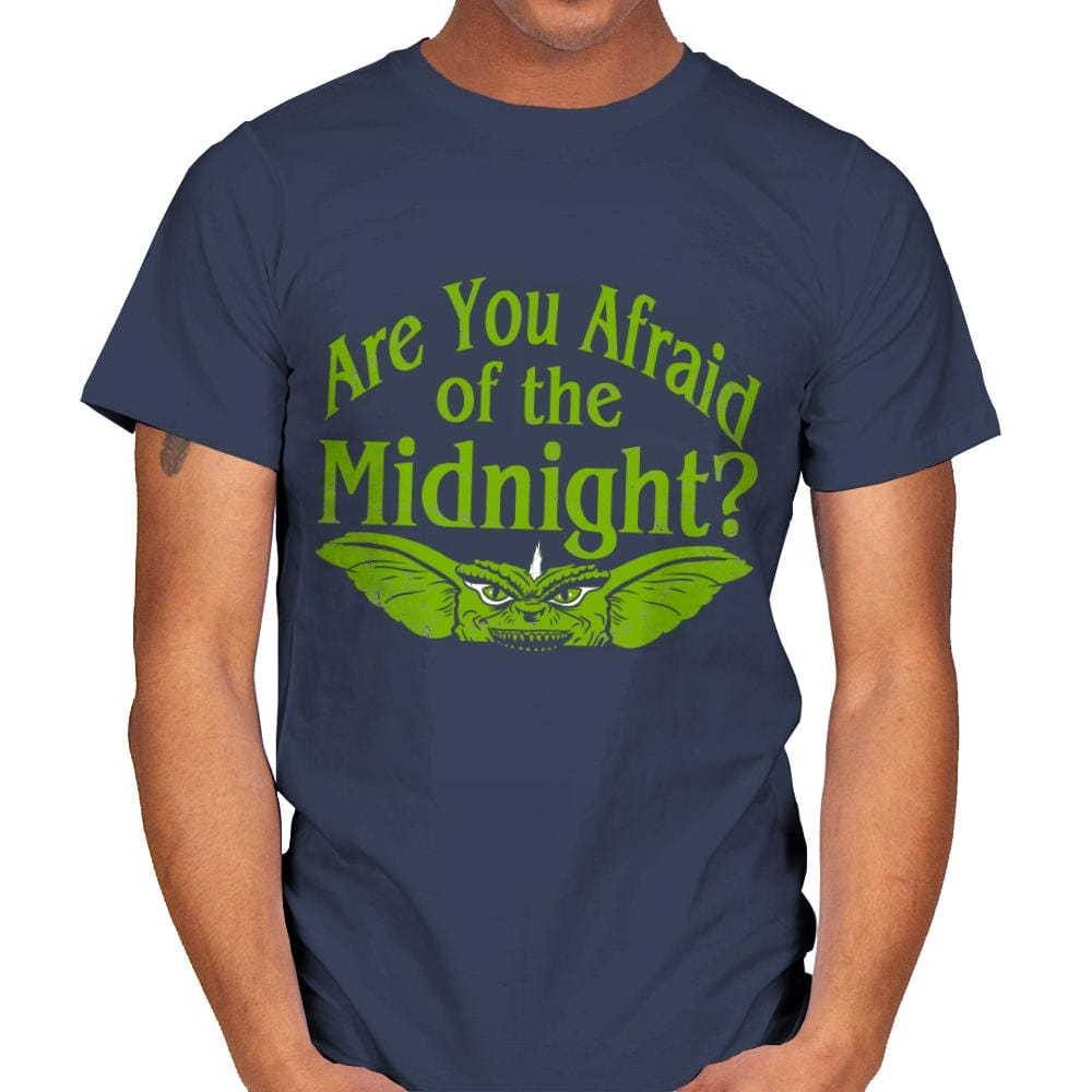 Are you afraid of the Midnight? - Mens T-Shirts RIPT Apparel Small / Navy