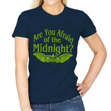 Are you afraid of the Midnight? - Womens T-Shirts RIPT Apparel Small / Navy
