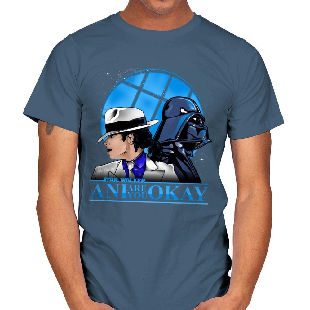 Are You Okay Ani? - Best Seller - Mens T-Shirts RIPT Apparel Small / Indigo Blue
