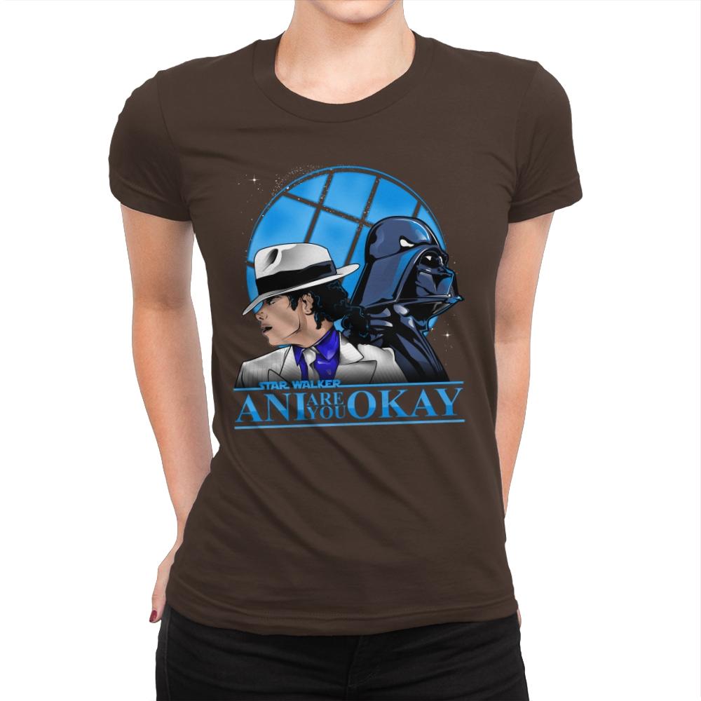 Are You Okay Ani? - Best Seller - Womens Premium T-Shirts RIPT Apparel Small / Dark Chocolate