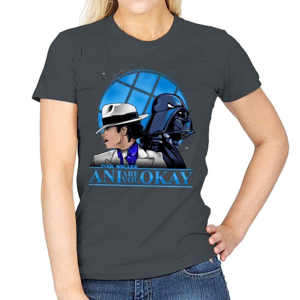 Are You Okay Ani? - Best Seller - Womens T-Shirts RIPT Apparel Small / Charcoal