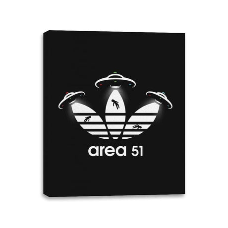 Area 51 - Canvas Wraps Canvas Wraps RIPT Apparel 11x14 / Black