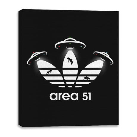 Area 51 - Canvas Wraps Canvas Wraps RIPT Apparel 16x20 / Black