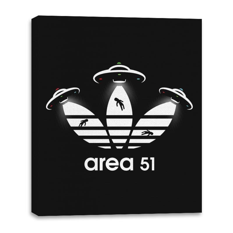 Area 51 - Canvas Wraps Canvas Wraps RIPT Apparel 16x20 / Black