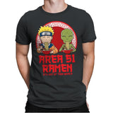 Area 51 Ramen - Mens Premium T-Shirts RIPT Apparel Small / Heavy Metal