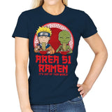 Area 51 Ramen - Womens T-Shirts RIPT Apparel Small / Navy